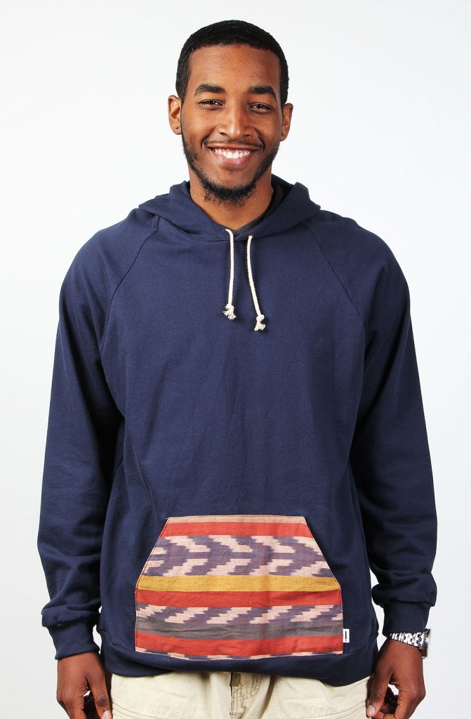 rob in the knotty pullover hoody