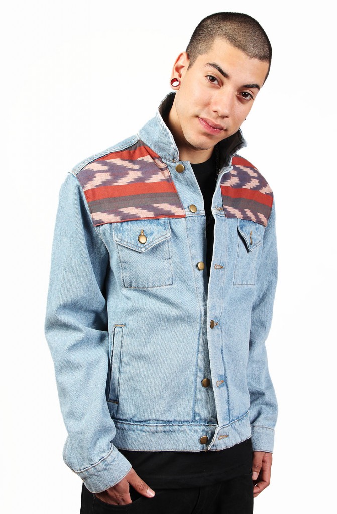 the knotted right denim jacket