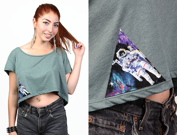 saver of space cropped tee