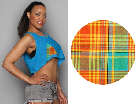 madrasit fabric print