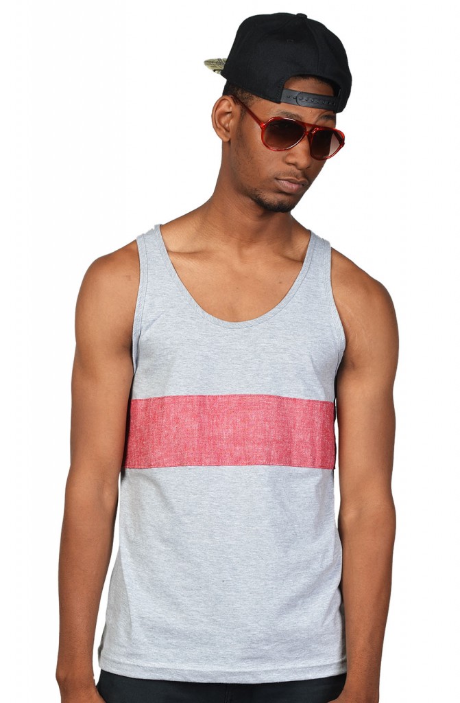 A1 stripe tank top