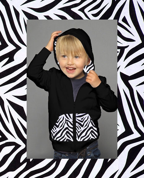 customize a kid zip hoodie