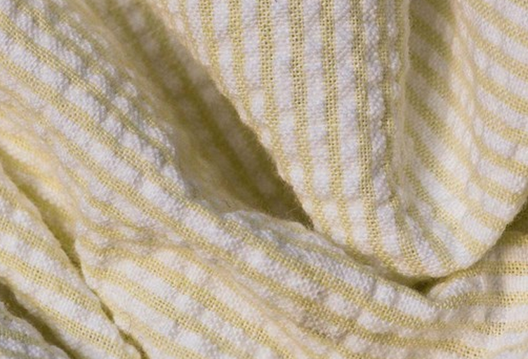 yellow seer fabric