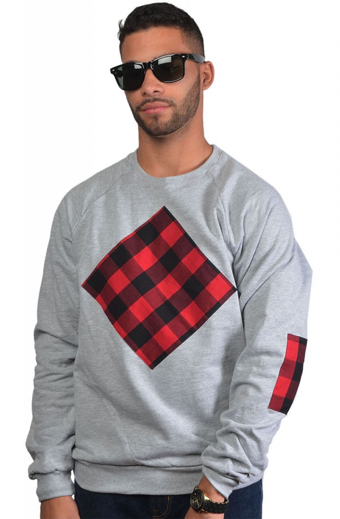 checkers crewneck