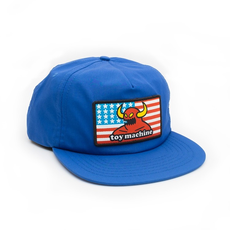 embroidered patch hat american flag example