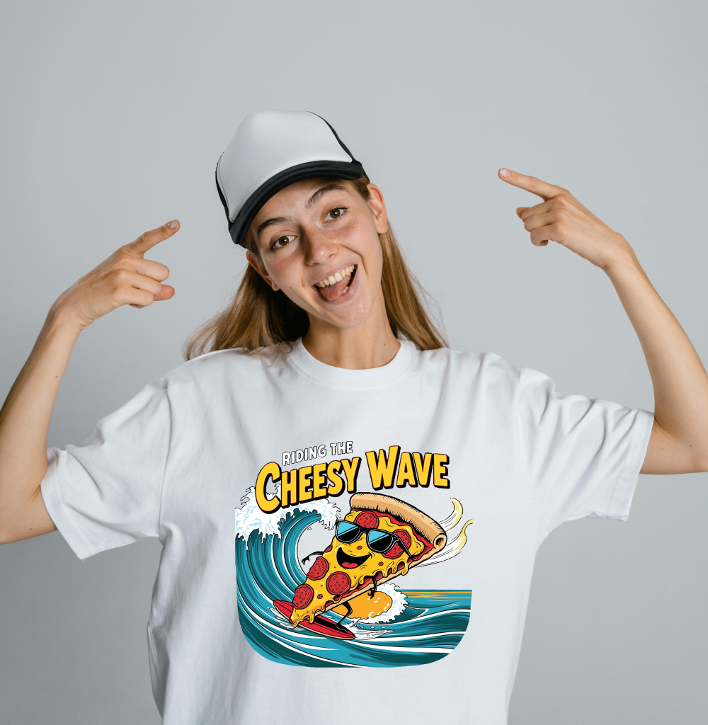 Funny graphic t-shirts with witty quotes and vibrant designs.