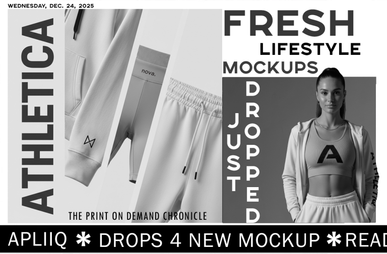 Meet Nova Athletica: New Mockup Templates for Sweatpants, Hoodies, Crop Tops & Bike Shorts