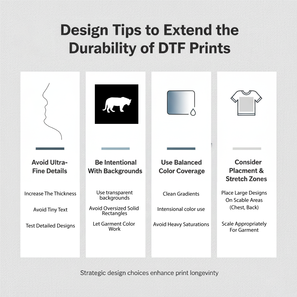 Design tips to extend the durability of DTF Prints