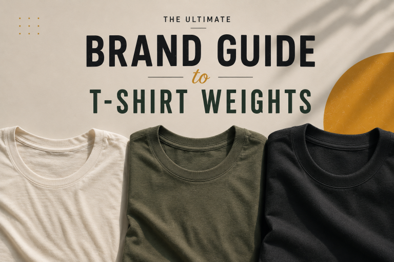 The Brand Owner’s Guide to T-Shirt Weights