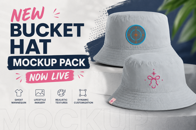 Bucket Hat Mockup Pack Has Arrived: See Your Collection Before You Launch It
