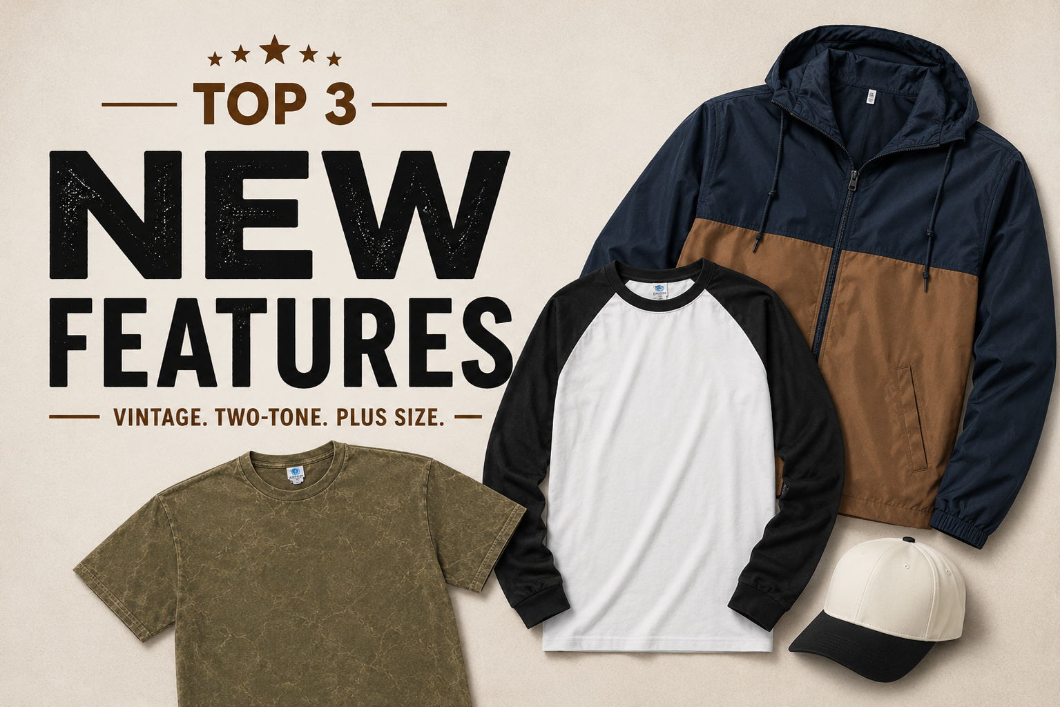 3-new-features-Two-tone-vintage-and-plus-size products available on Apliiq for customization