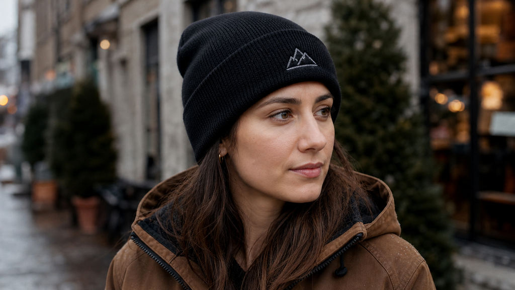 Embroidered Beanies available on apliiq for customization 