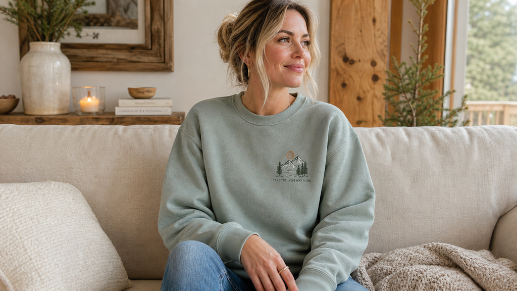 Women's Custom Sweatshirts available on apliiq for customization 