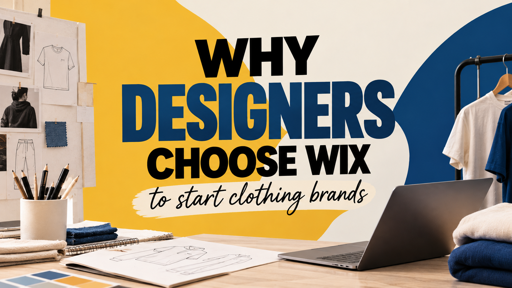 why designers choose Wix to start clothing brands